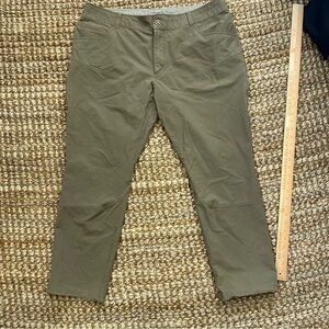 Kuhl Resistor Chino Straight Pants Mens 40x30 #5225 Outdoors Hiking Army Green